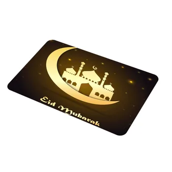 

2019 Muslim Ramadan Festival Comfortable rectangle Flannel living room bathroom Kitchen Non-slip Mat 40x60CM Most attractive