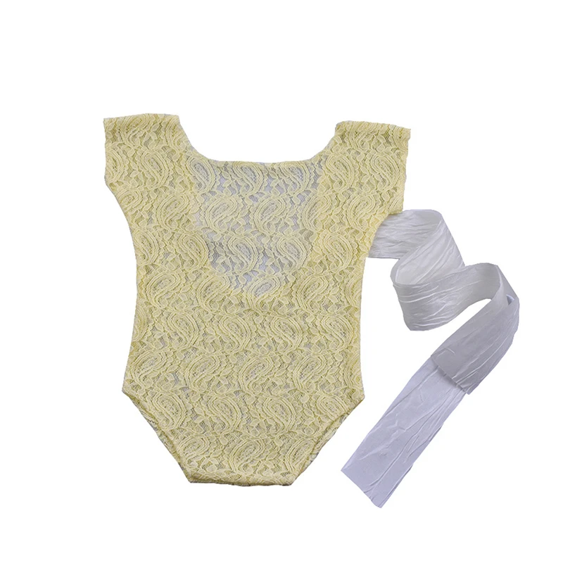 Реквизит для фотосессии новорожденных Кружевной комбинезон для малыша аксессуары для студийной фотосъемки кружевной комбинезон с завязками на спине наряд для девочек подарок для малышей