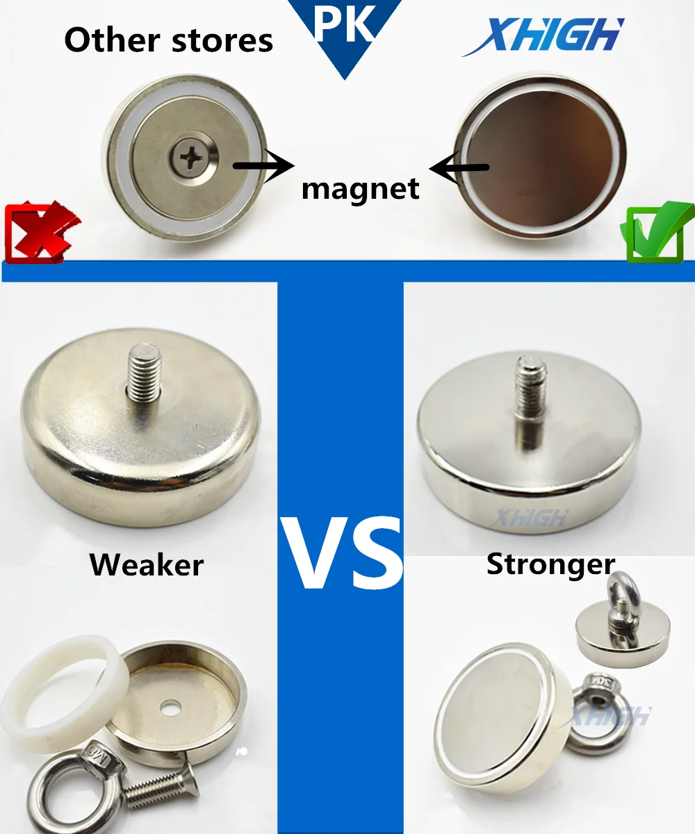 Неодимовый магнит d90мм Держатель Супер мощное отверстие круговое кольцо спасательный рыболовный магнит крючок постоянный Глубокий морской Тяговый монтаж