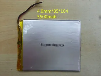 

3.7V 5500mAh 4085104 Lithium Tablet PC Battery with protection board For 7inch Tablet Aigo N700ES PAD99 Ramos W12 A86 SANEI N86