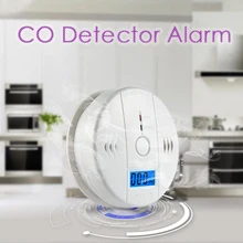 Мини-датчик газа цифровой ЖК-дисплей детектор угарного газа портативный CO детектор метр для дома Угарный газ работать в одиночестве 85 дБ
