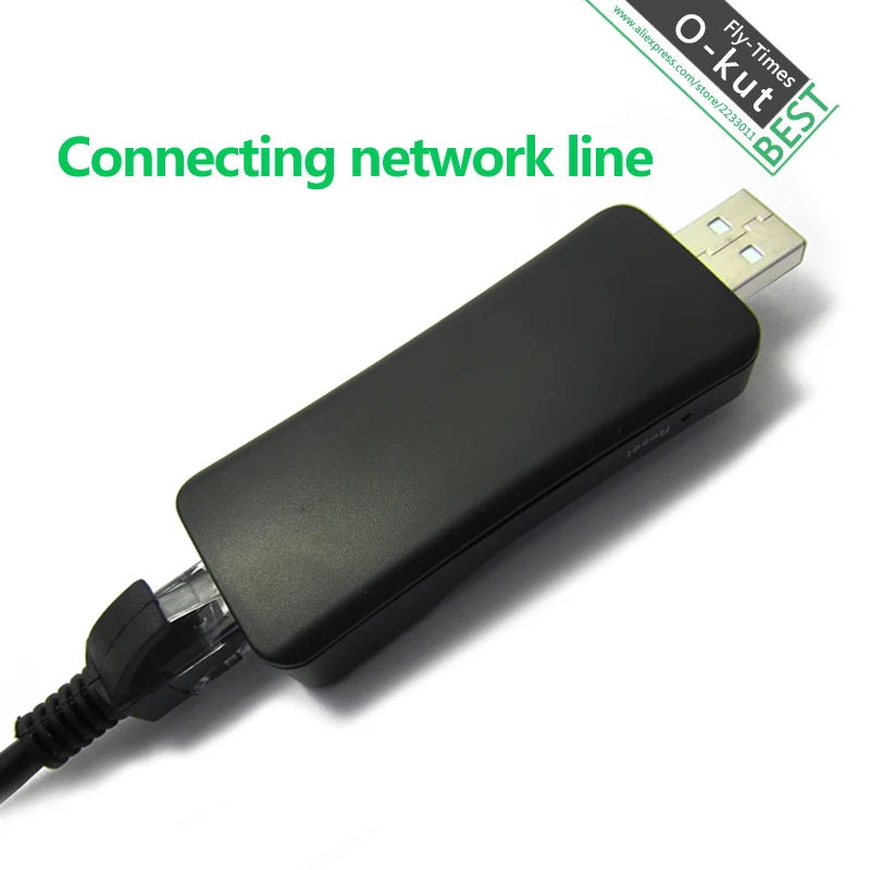 Okut 300 Мбит/с Универсальный Беспроводной ТВ WiFi адаптер сетевой карты RJ 45 Wi Fi WPS