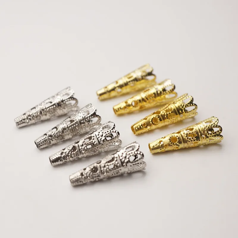 23x8mmTrumpetFlowerBeadCapsEndCapsForJewelryMakingAccessories