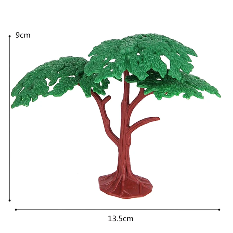 2 шт. пластиковые модели деревьев поезд пейзаж Железнодорожный парк сосны архитектурные модели поставки строительные наборы игрушки для детей