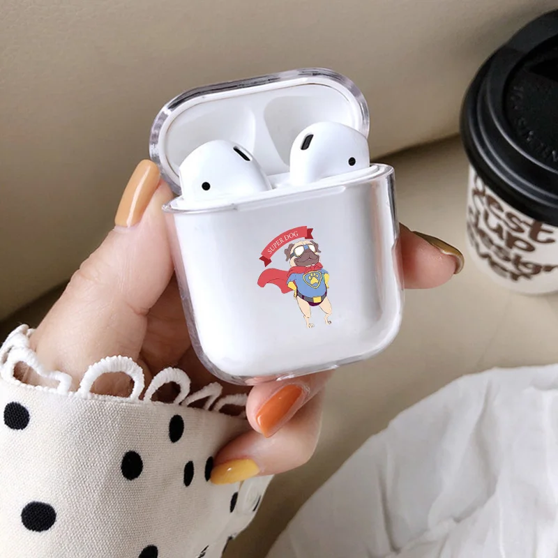 Чехол с мультипликационным принтом для Apple airpods чехол наушников милым питомцем
