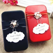 Оловянные высококачественные персонализированные пользовательские услуги свадебные подарочные коробки, BY17120601
