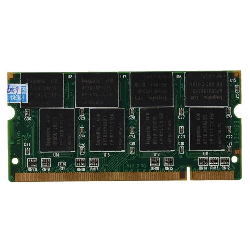 2GB 2X1GB PC2700 DDR-333 Non-ECC 200-Pin CL2.5 ноутбук(SODIMM) память(ram) новая
