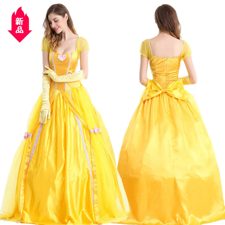 

Ladies’ Trendy Fashion Snow White Beauty and Beast Princess Cosplay Party Dress