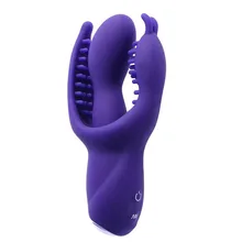 loaey 10 Speeds G Spot Vibrator Waterproof Triple Clitoris Stimulator Oral Clit Vibrators Intimate Adult Sex Toys For Women