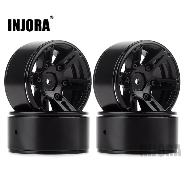 TRINOOD CNC Metal Beadlock Wheel Rim for 1/10 RC Rock