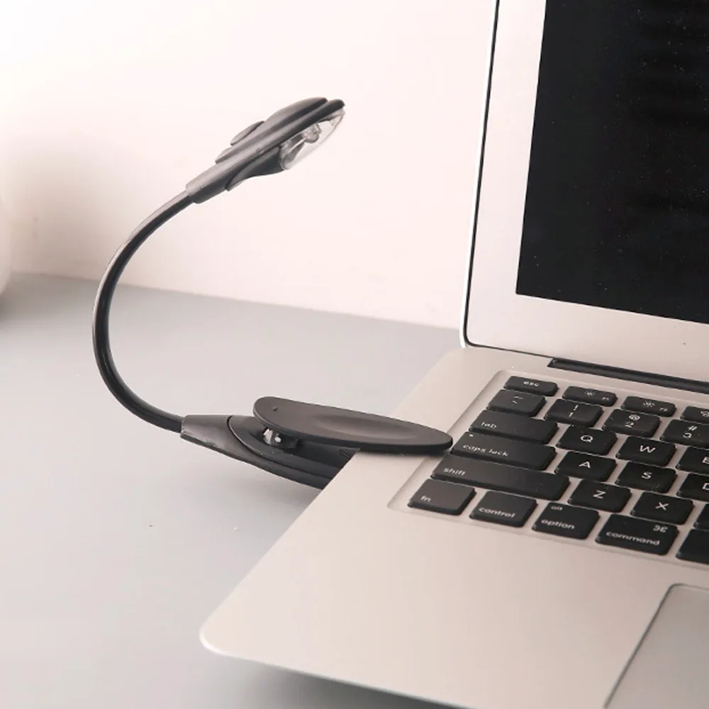 1pcs Adjustable Clip Mini Portable LED Book Reading Light Lamp Flexible