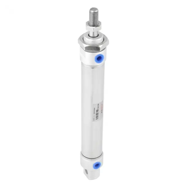 1 Pcs Stainless Steel 25mm Bore100mm Stroke Single Rod Mini Pneumatic Air Cylinder