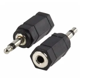 

NEW 3.5MM STEREO FEMALE TO 3.5MM MONO MALE Converter Adapter Jack 500pcs *lot