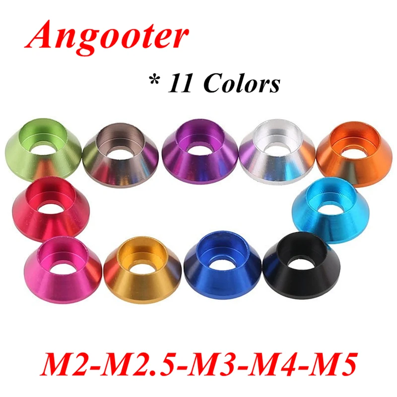 Anodizing M3 M4 M5 M6 6061 Aluminum DIN934 Hex Nuts For RC Car Parts Hardware