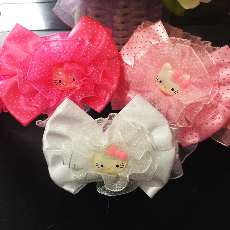 

1 Pcs/lot Fashion Children Kids Girls Cute Ribbon Bowknot Soft Headwear Hair Band Piece Accessories