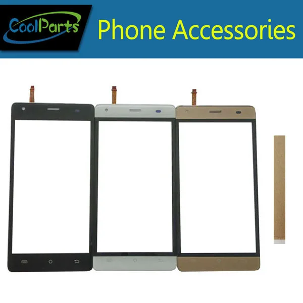 

1PC/Lot High Quality For Cubot Echo Touch Screen Digitizer Touch Panel Glass Black White Gold Color With Tape