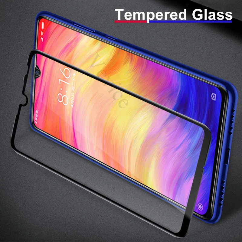 Закаленное стекло для Xiaomi Redmi 7 Note полное покрытие Защита экрана Pro Note7 защитная