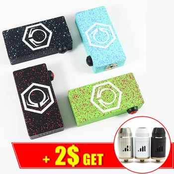 

ECT E-cig Hexohm V3 180W portable box mod variable voltage adjustable vaporizer vape mod electronic cigarette box mod