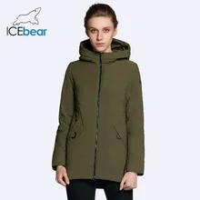 ICEbear 2018 new women s jacket autumn woman coat fashion female cotton denim color zipper design