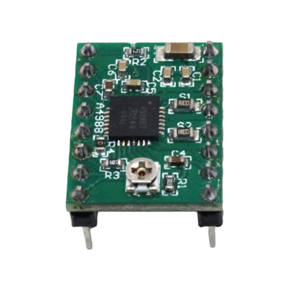 

Ramps 1.4 A4988 Stepper Motor Drivers 3D Printers Parts with Heat Sink Sticker Aluminum Heatsinks Board Part Green Accessories