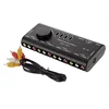 Onsale 1pc 4 in 1 out Audio Video Signal Switcher Splitter Selector High Quality AV RCA Switch Box + RCA Cable Mayitr ► Photo 1/5