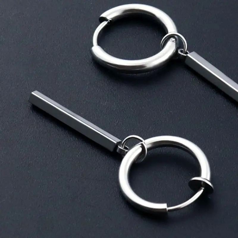 10Pcs DIY Clip On Earring Converters Non-pierced Ear Round Hoops Jewelry Finding