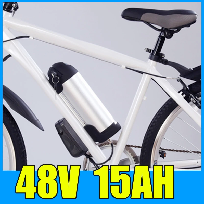 48V 15AH Kettle Cylindrical Aluminum alloy Lithium Battery Pack , 54.6V Electric bicycle Scooter E-bike Free Shipping 48V 15AH Kettle Cylindrical Aluminum alloy Lithium Battery Pack , 54.6V Electric bicycle Scooter E-bike Free Shipping
