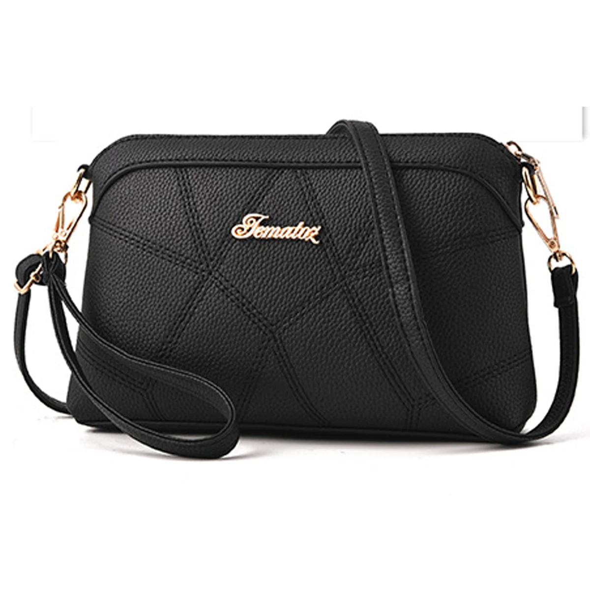 

Women Handbag Leather Bag Flap Small Women Shoulder Bag Feminine Crossbody Messenger Handbag Plaid Patchwork Casual Famous Brand