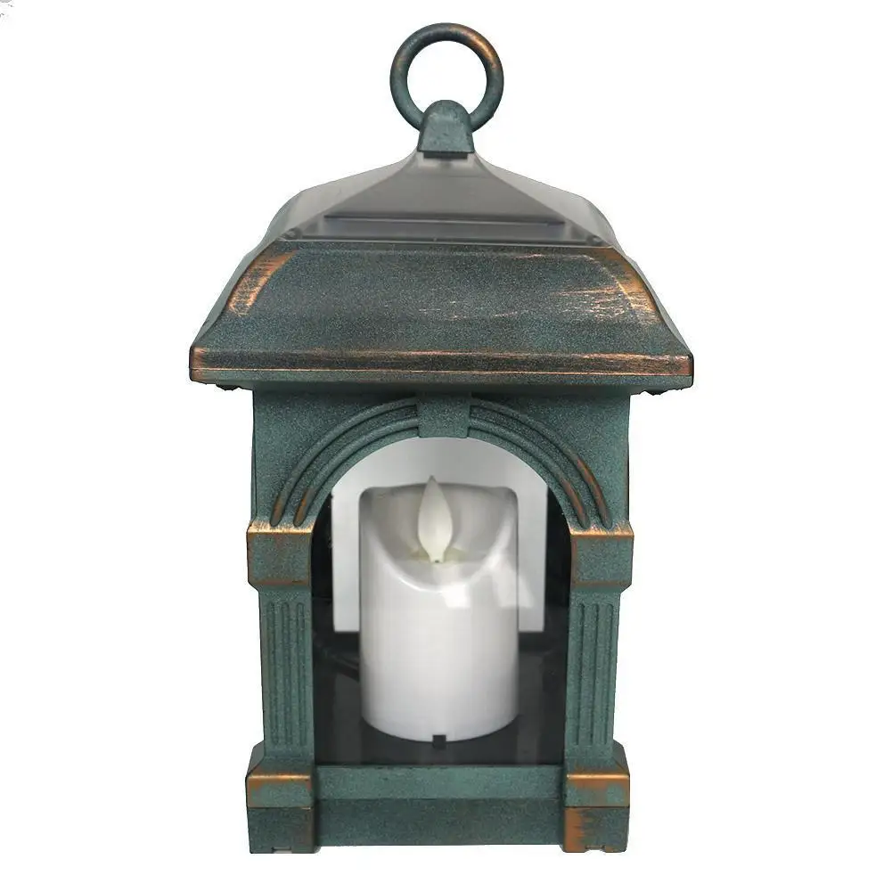 

Candle Lantern Shape Solar LED Light Waterproof Outdoor Home Yard Lamp Decor