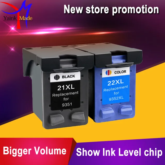Remanufactured Ink Cartridge for HP 21xl 22 XL For HP