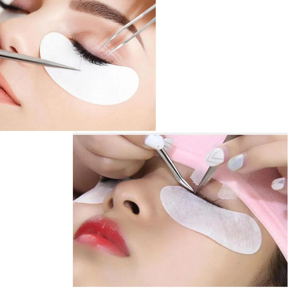 

50pairs/ Eye Pads Lash Eyelash Extension Paper Patches Eye Tips , Eyelash Under Patches Sticker Wraps Make Up Tools