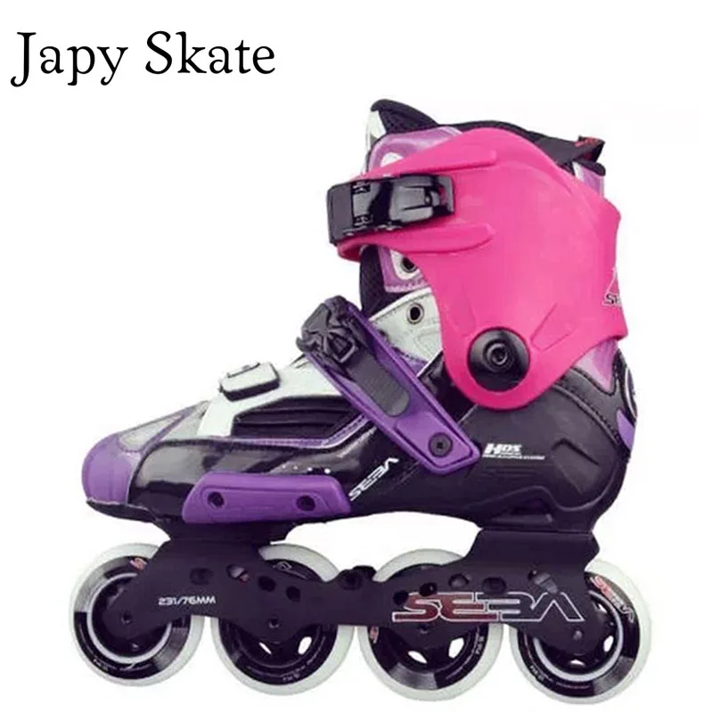 

Japy Skate Original SEBA HV SEBA High Purple Adult Inline Skates Roller Skating Shoes Slalom Sliding FSK Patines Adulto Hockey