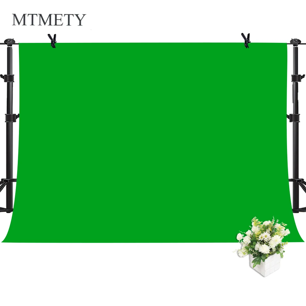 

MTMETY Green Screen Photography Background Photo Backdrops Backgrounds Studio Video Non woven Fabric Cloth backdrop PURME009