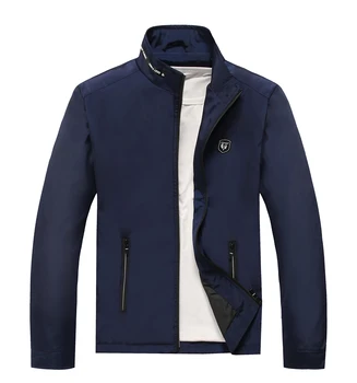 

Jacket Men Spring Autumn Thin Solid Male Hooded Slim Fit Basic Jacket Windbreaker Jaqueta Masculino Size M-4XL Dropshipping
