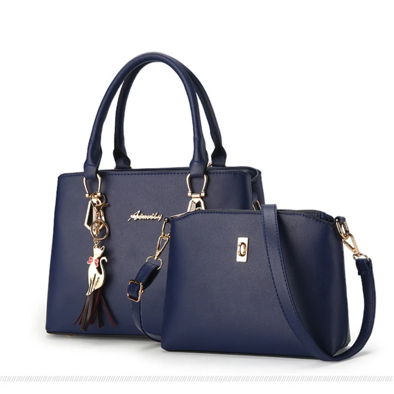 

2019 medium and large capacity composite handbag belt shopping work wallet female Messenger bag shoulder bag handbag