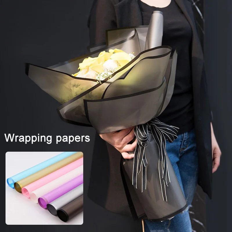 

20pcs Flower Packaging Paper Frosted Florist Supplies Handmade Material Bouquet Pack Wrapping Paper XH8Z