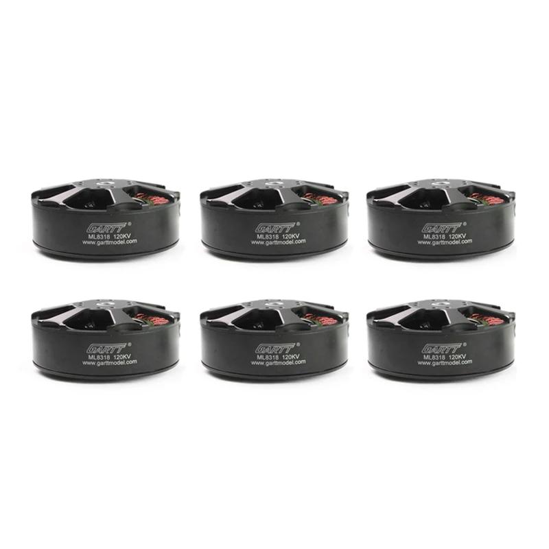 GARTT 6pcs ML 8318 120KV Brushless Motor For porps multicopter Drone UAV 3080