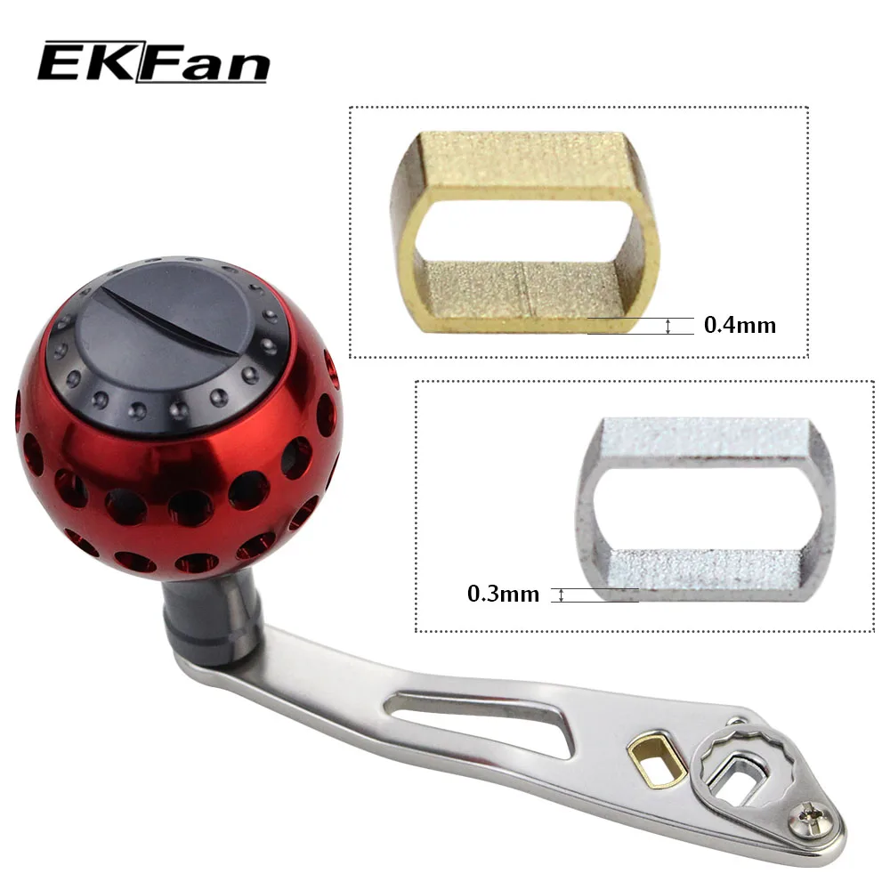 EKFan 3 шт. 7*4 мм Рыболовная катушка ручка для сборки Сменное отверстие 8*5 на
