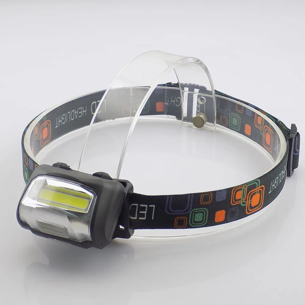 Mini Led Headlight bright headlamp AAA battery head light torch outdoor