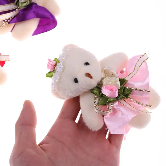 bear plush with small head