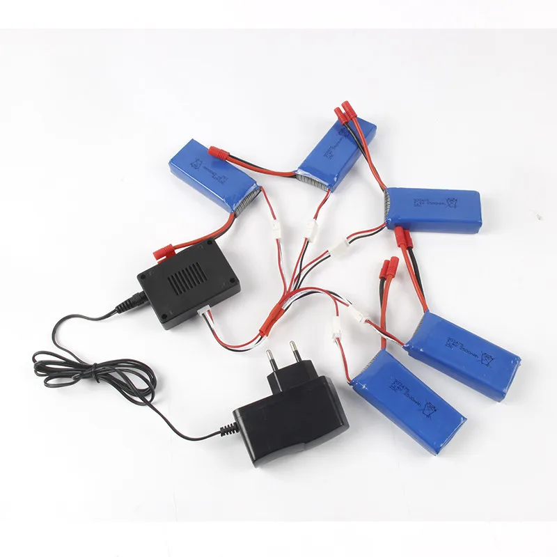 

High Quality 7.4V 2500mAh Li-Polymer Battery + Balance Charge For X8C/X8W/X8G/X8HC/X8HW/X8HG Wholesale Dorp Shipping