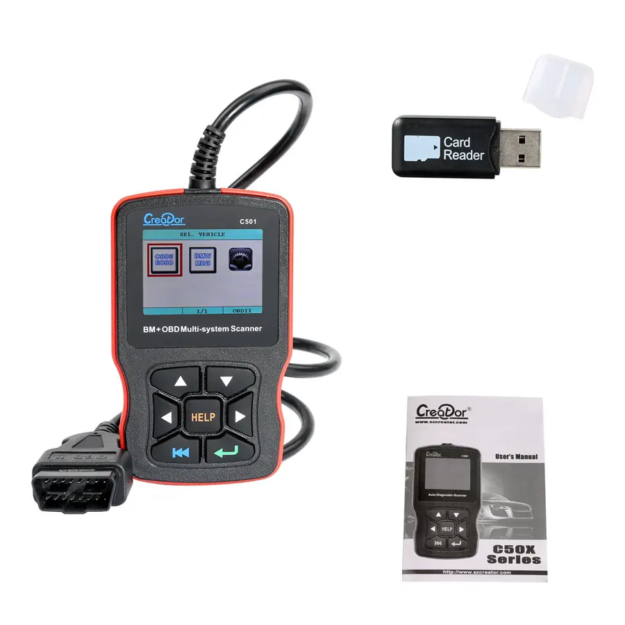 Creator C501 для BMW и OBDII/EOBD мультисистемный сканер