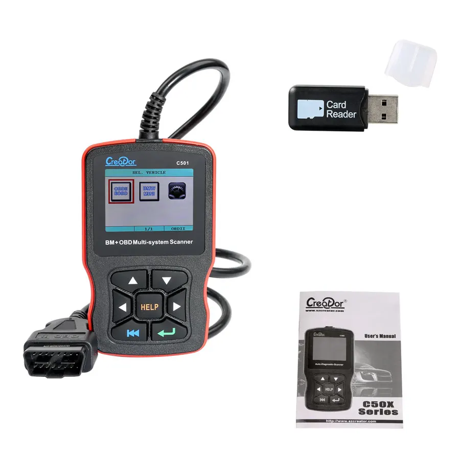 Мультисистемный сканер Creator C501 для BMW и OBDII/EOBD|Считыватели кодов сканеры| |