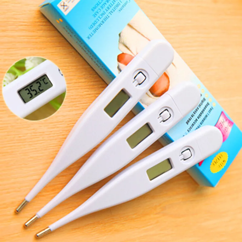 1Pcs Digital LCD Heating Thermometer Tools kids Baby Child Body temperature Measurement