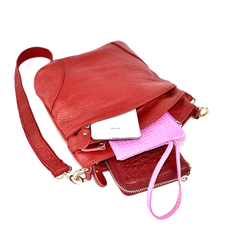 

New Arrival Elegant Style Women Shoulder Bag Famous Brand Genuine Leather Crossbody Bag Fashion Lady Bolsa