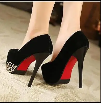 Free shipping shoes Women 2018 summer brand OL fish head high heels waterproof table sexy wedding shoes black professional Free shipping shoes Women 2018 summer brand OL fish head high heels waterproof table sexy wedding shoes black professional