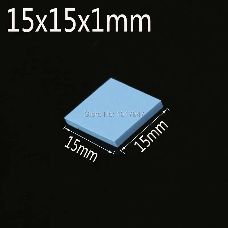 36 шт./партия Синие 15 мм 15x15x1 мм GPU микросхема IC чип Xbox PS PC Чипсет силиконовый проводимости Термальность Pad