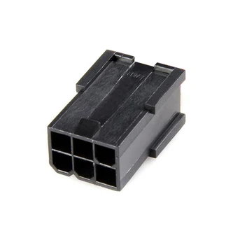 

10pcs 5559 4.2 mm 6 Pin Female Housing PC computer ATX graphics card GPU PCI-E PCIe Power connector Plastic Shell No ear
