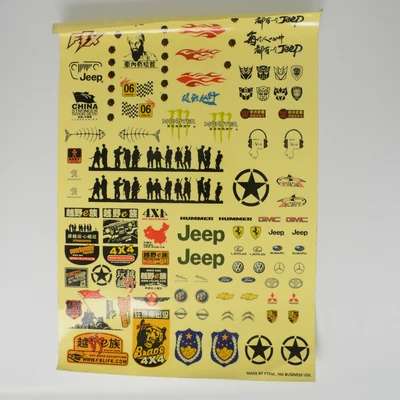 

1/10 RC Crawler DIY Decal for 1/10 TRX4 SCX10 KM2