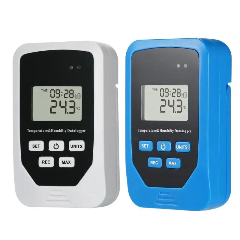 

80000 USB Humidity Temperature Data Logger industrial warehouse laboratory RH TEMP Recorder Thermometer